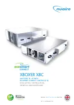 Preview for 1 page of NuAire ecosmart CONNECT XBOXER XBC Installation, Control Details, Operating And Maintenance