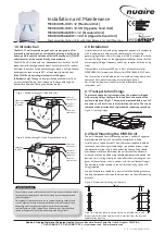 Предварительный просмотр 1 страницы NuAire Ecosmart MRXBOX95-WH1-1Z Installation And Maintenance Manual