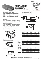 NuAire Ecosmart Squrbo Series Installation And Maintenance Manual предпросмотр