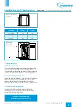 Preview for 2 page of NuAire ES-ISC-WP Series Installation And Maintenance