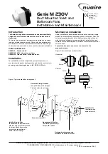 NuAire GENIE-MX Installation And Maintenance preview