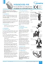 NuAire MRXBOX95-PIR Installation And Maintenance preview
