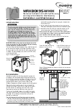 NuAire MRXBOX95-WHIH Installation And Maintenance Manual предпросмотр