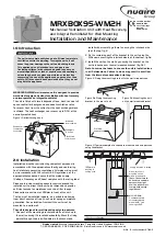 Preview for 1 page of NuAire MRXBOX95-WM2H Installation And Maintenance Manual