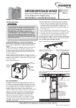 NuAire MRXBOX95AB-WM2 Installation And Maintenance Manual предпросмотр