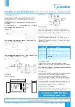 Предварительный просмотр 2 страницы NuAire NA-E-100 12V Series Installation And Maintenance