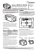 Preview for 1 page of NuAire Opus 100-2M Installation And Maintenance