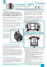 Предварительный просмотр 1 страницы NuAire Twin Squif Series Installation And Maintenance