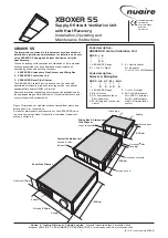 Предварительный просмотр 1 страницы NuAire XBOXER 55 Series Installation, Operating And Maintenance Instructions