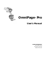 Предварительный просмотр 1 страницы NUANCE OMNIPAGE PRO 9 User Manual