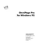 NUANCE OMNIPAGE PRO Manual preview