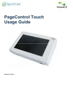 Preview for 1 page of NUANCE PageControl Touch Manual