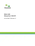 NUANCE PowerScribe SDK API Reference Manual preview