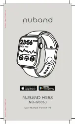 Nuband HR63 User Manual preview