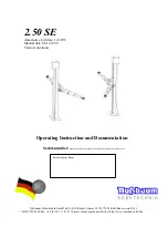 Nubbaum Hebetechnik 2.50 SE Operating Instruction And Documentation preview