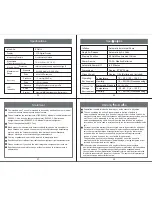 Preview for 8 page of nubeca BW2110 Instruction Manual