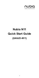 Nubia 2AHJO-N11 Quick Start Manual preview