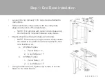 Preview for 4 page of Nucraft Saber Conference Installation Instructions Manual