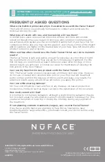 Preview for 12 page of Nuface Trinity PRO User Manual