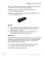 Preview for 12 page of NuForce BT-860 User Manual