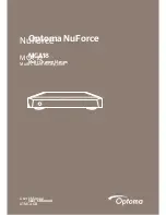 NuForce MCA-18 User Manual preview