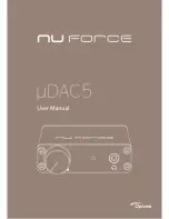 NuForce MDAC5 User Manual preview