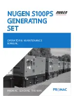 Nugen Nugen S100PS Operator'S  Maintenance Manual предпросмотр