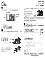 Nuheat HMYDV User Manual preview