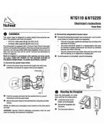 Preview for 4 page of Nuheat NTG5110; NTG5220 Homeowner'S Manual