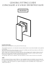 Nuie Arvan General Fitting Manual preview