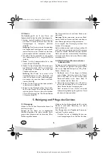 Preview for 10 page of NUK 10.251.010 Operating Instructions Manual