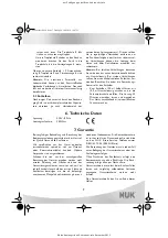 Preview for 11 page of NUK 10.251.010 Operating Instructions Manual