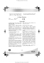 Preview for 26 page of NUK 10.251.010 Operating Instructions Manual