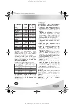 Preview for 42 page of NUK 10.251.010 Operating Instructions Manual