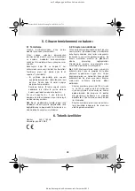 Preview for 49 page of NUK 10.251.010 Operating Instructions Manual