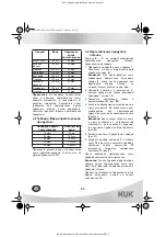 Preview for 54 page of NUK 10.251.010 Operating Instructions Manual