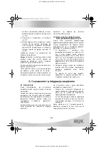 Preview for 61 page of NUK 10.251.010 Operating Instructions Manual