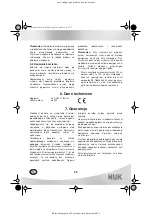 Preview for 62 page of NUK 10.251.010 Operating Instructions Manual