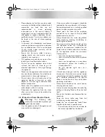 Preview for 10 page of NUK 10.749.057 Operating Instructions Manual