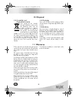 Preview for 16 page of NUK 10.749.057 Operating Instructions Manual