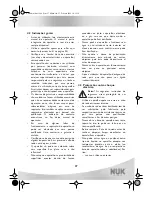 Preview for 31 page of NUK 10.749.057 Operating Instructions Manual