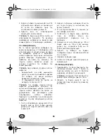 Preview for 70 page of NUK 10.749.057 Operating Instructions Manual