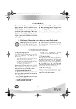 Preview for 8 page of NUK e-Motion Operating Instructions Manual