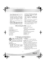 Предварительный просмотр 11 страницы NUK e-Motion Operating Instructions Manual