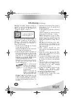 Предварительный просмотр 14 страницы NUK e-Motion Operating Instructions Manual