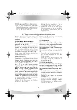 Preview for 15 page of NUK e-Motion Operating Instructions Manual