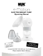 NUK e-Motion Operating Manual preview