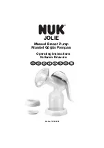 NUK jolie Operating Instructions Manual preview