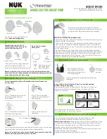 Preview for 1 page of NUK Simply Natural Freemie Quick Setup Manual