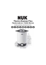 NUK Thermo Express Plus Operating Instructions Manual preview